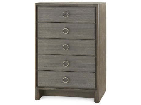 Villa & House Wesley Light Mocha Shimmer Weave Brown Accent Chest
