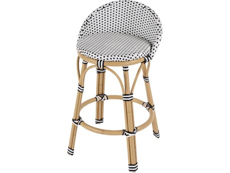 Butler Outdoor Tobias Aluminum Wicker Counter Stool