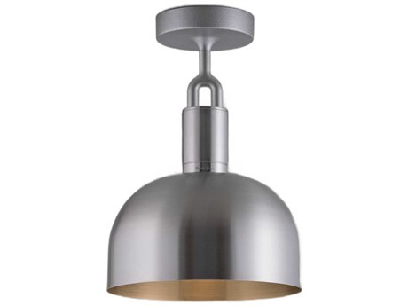 Buster + Punch Forked 1-Light Steel Semi Flush Mount