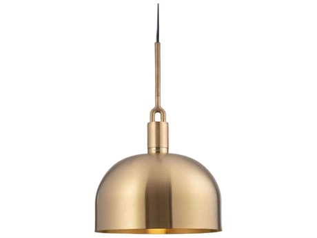 Buster + Punch Forked 1-Light Brass Pendant