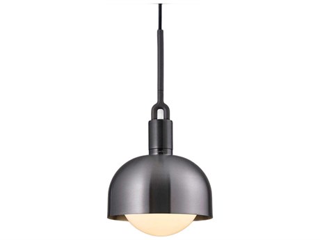 Buster + Punch Forked 1-Light Gun Metal Gunmetal Mini Pendant
