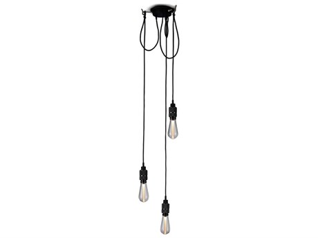 Buster + Punch Hooked 3-Light Smoked Bronze Mini Pendant