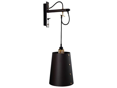 Buster + Punch Hooked 1-Light Brass Wall Sconce