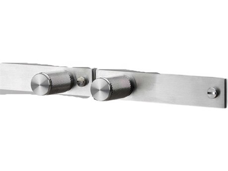 Buster + Punch Steel Cross Plated Furniture Knob