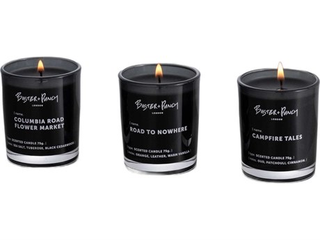 Buster + Punch Road to Nowhere Candle Set of 3