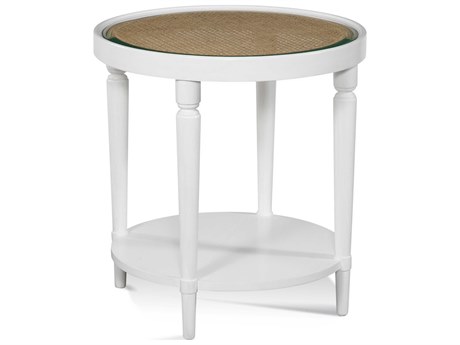 Braxton Culler Halprin Round Glass End Table