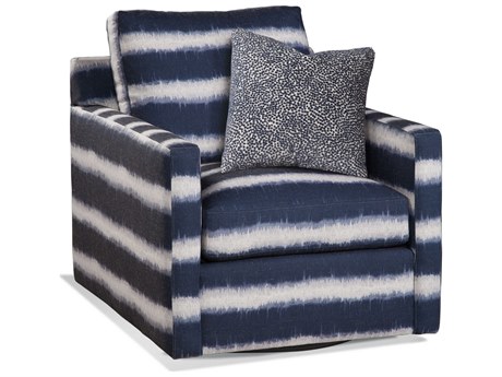 Braxton Culler Bel-air Swivel Fabric Accent Chair