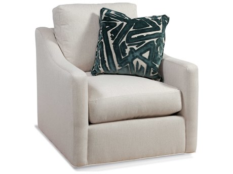 Braxton Culler Oliver Swivel Fabric Accent Chair