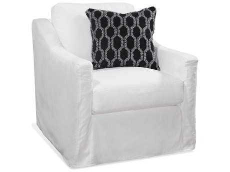 Braxton Culler Oliver Swivel Fabric Accent Chair