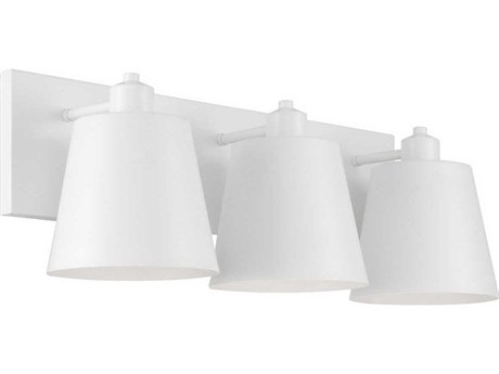 Capital Lighting Alden 3-Light Matte White Vanity Light