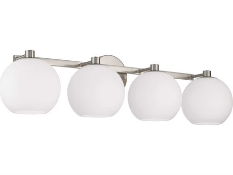 Capital Lighting Ansley 4-Light Brushed Nickel Vanity Light