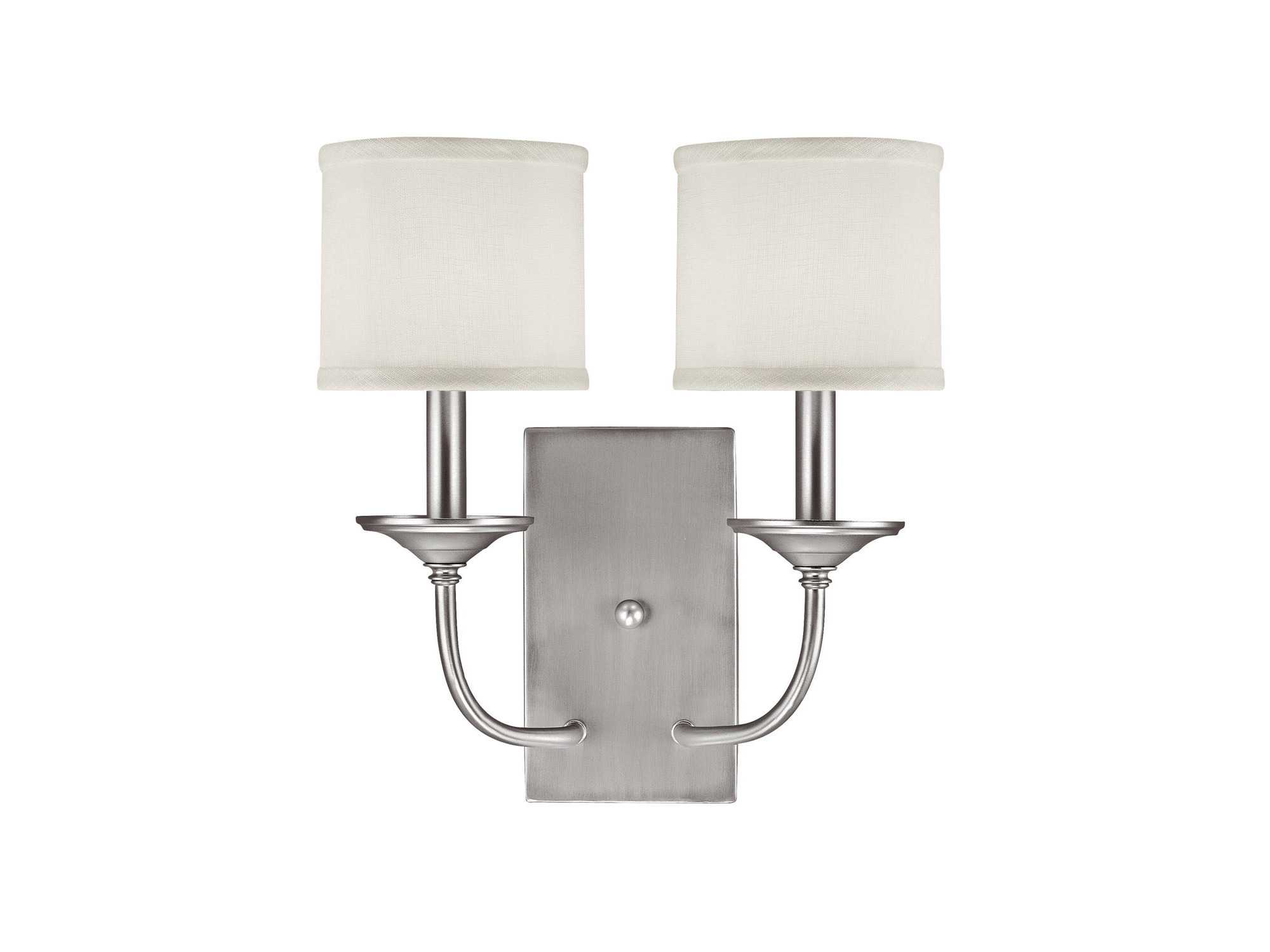 Capital Lighting Loft Matte Nickel Two-Light Wall Sconce 