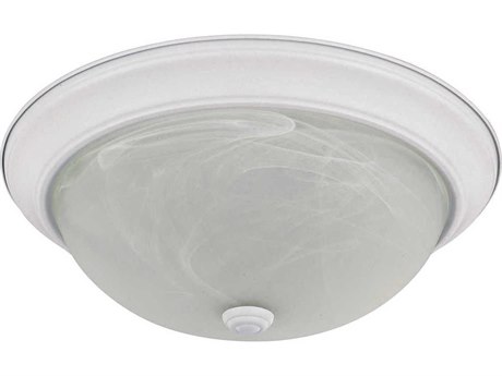 Capital Lighting Homeplace 3-Light Matte White Glass Bowl Flush Mount