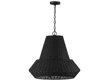 Capital Lighting Boca 4-Light Matte Black Pendant