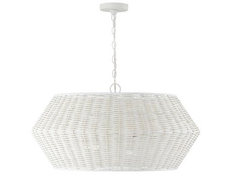 Capital Lighting Boca 6-Light Chalk White Pendant