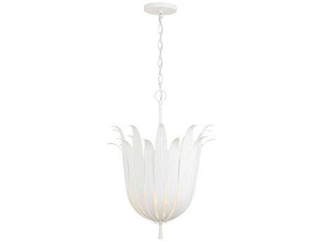 Capital Lighting Eden 4-Light Textured White Bowl Pendant