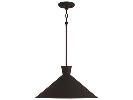 Capital Lighting Paloma 1-Light Textured Black Pendant