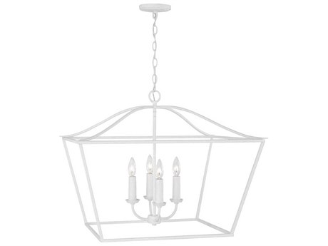 Capital Lighting Grady 4-Light Textured White Pendant