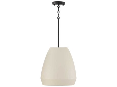 Capital Lighting Della 1-Light Terracotta Ivory Off White Dome Pendant