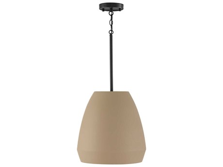 Capital Lighting Della 1-Light Terracotta Sand Brown Dome Pendant