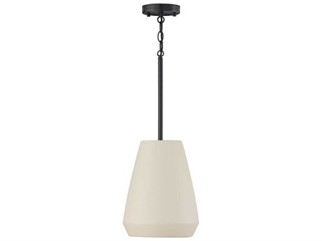 Capital Lighting Della 1-Light Terracotta Ivory Off White Dome Mini Pendant