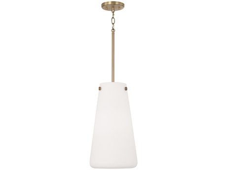Capital Lighting Averitt 1-Light Aged Brass Mini Pendant