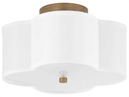 Meyda Pinecone 4-Light Solar Black Semi Flush Mount | MY267161