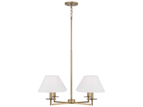 Capital Lighting Gilda 4-Light Aged Brass Chandelier