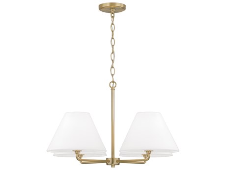 Capital Lighting Parson 4-Light Matte Brass Chandelier