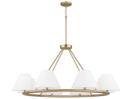 Capital Lighting Parson 8-Light Matte Brass Chandelier