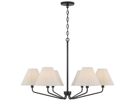 Capital Lighting Chadwick 6-Light Espresso Black Candelabra Chandelier
