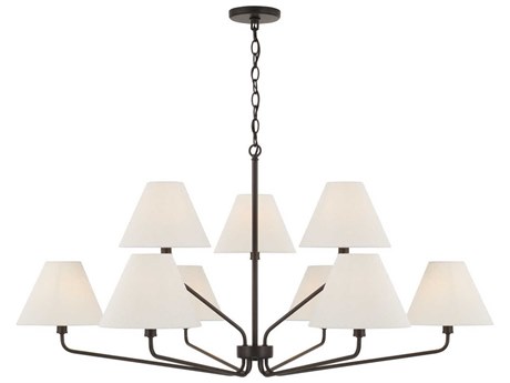 Capital Lighting Chadwick 9-Light Espresso Black Chandelier
