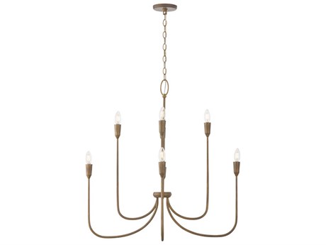 Capital Lighting Marley 8-Light Mystic Bronze Candelabra Chandelier