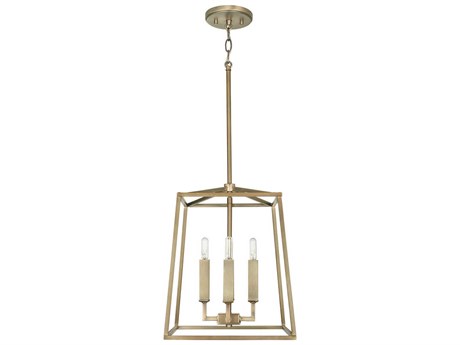 Capital Lighting Thea 4-Light Aged Brass Candelabra Chandelier