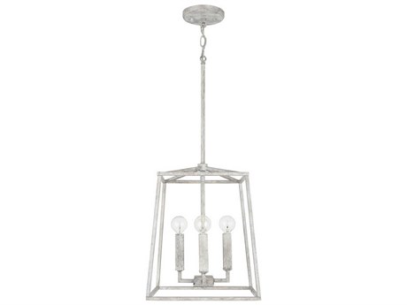 Capital Lighting Thea 4-Light Mystic Sand Off White Candelabra Chandelier