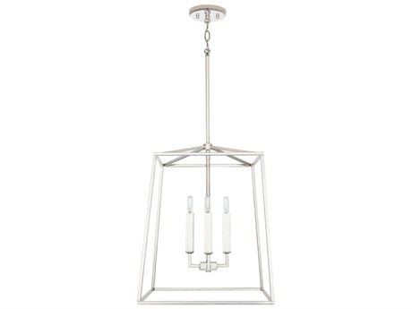 Capital Lighting Thea 4-Light Polished Nickel Candelabra Chandelier