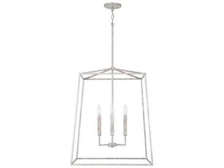 Capital Lighting Thea 4-Light Mystic Sand Off White Candelabra Chandelier