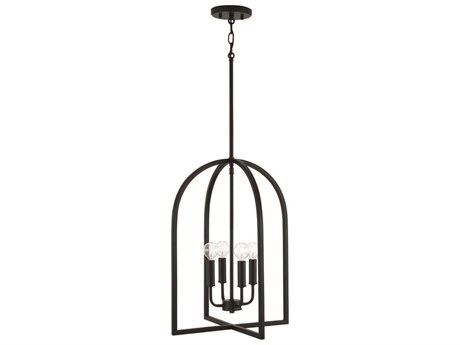 Capital Lighting Lawson 4-Light Matte Black Pendant