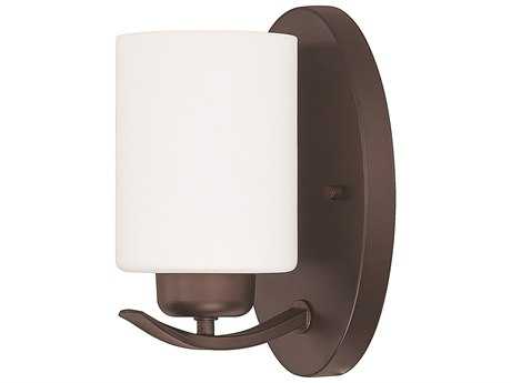 Capital Lighting Dixon 1-Light Bronze Glass Wall Sconce