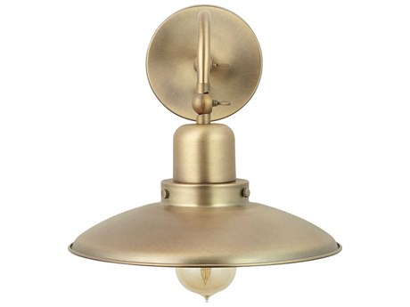 Capital Lighting 1-Light Aged Brass Wall Sconce
