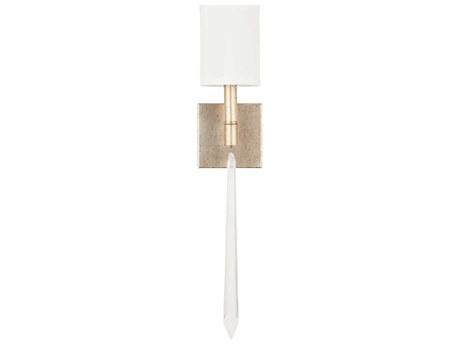 Capital Lighting Gwyneth 1-Light Winter Gold Crystal Wall Sconce