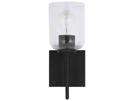 Capital Lighting Carter 1-Light Matte Black Wall Sconce