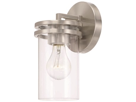 Capital Lighting Fuller 1-Light Brushed Nickel Glass Wall Sconce
