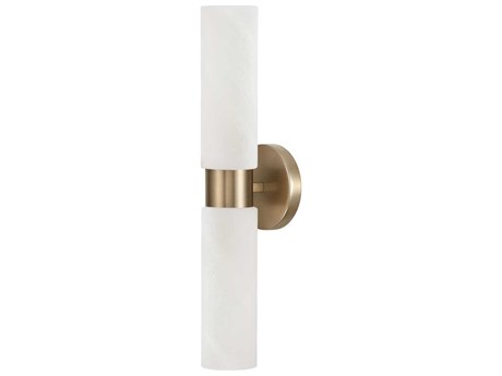 Capital Lighting Alyssa 2-Light Aged Brass Wall Sconce