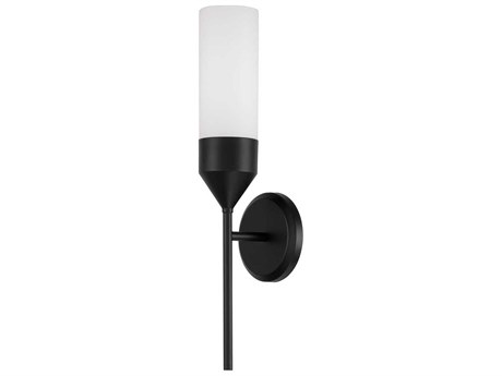 Capital Lighting Devon 1-Light Matte Black Wall Sconce