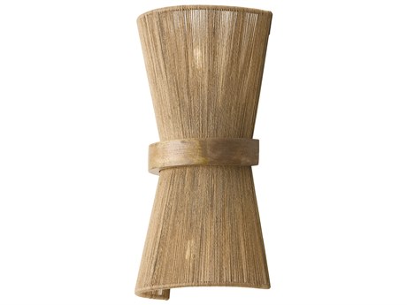 Capital Lighting Maya 2-Light Matte Brass Brown Wall Sconce