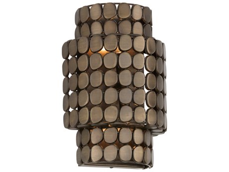 Capital Lighting Eliana 2-Light Dark Brass Wall Sconce