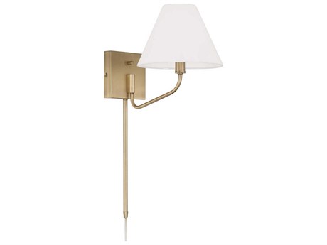 Capital Lighting Chadwick 1-Light Aged Brass Wall Sconce