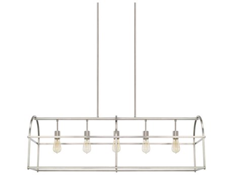 Capital Lighting Aubrey 5-Light Brushed Nickel Island Pendant