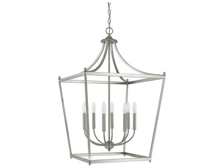 Capital Lighting Stanton 8-Light Brushed Nickel Candelabra Chandelier